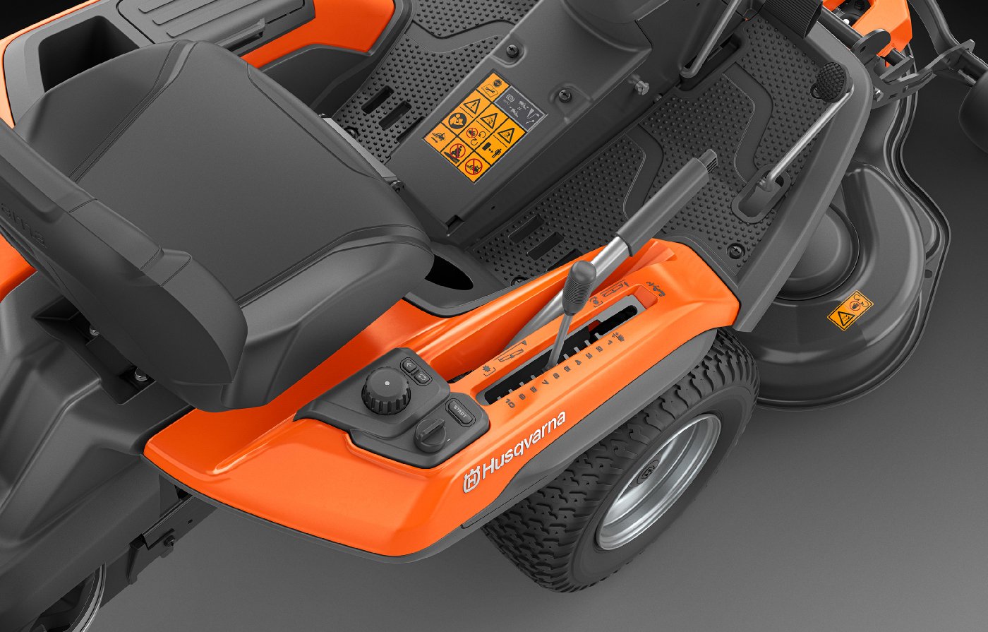 Husqvarna Akku-Frontmäher Rider 200iX - Grundgerät ohne Mähdeck